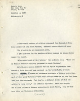 Original title: "Chicom", Keever's title: N/A, Article draft about Chinese Communist activity in South Vietnam, for The North American News Alliance