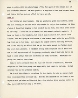 Elizabeth Van Sant transcribed letters