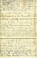 Handwritten 6 page letter from Marcia Bruner to Lawrence Bruner, "It is again Sunday and I thought I would write to you…"
