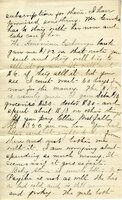 Handwritten 4 page letter from Marcia Bruner to Lawrence Bruner, "Today is a little cooler…"