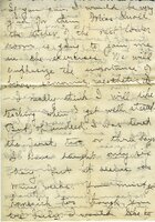 Handwritten 10 page letter from Amy Bruner to Lawrence Bruner, "You see by the heading that I am at Wisner…"