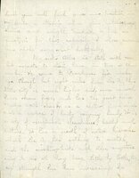 Handwritten letter, 6 pages, from Paul F.C. to Frank H. Shoemaker, "I regret that these seven weeks have elapsed with not my finding favorable opportunity to write you I fear you have thought it a little..."