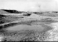 Original caption: General view brickyard pit near Salt Basin, Lincoln, NE. Mar. 12, 1918