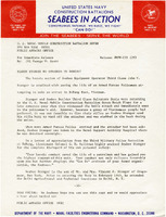 Original title: "Seabee Stranger No Stranger to Danger!" Seabees press release #RVN-235 (29)