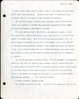 Frank H. Shoemaker, typescript, 3 pages, on snake hunting in Cliff Swallow nests, with an accompanying note and photo.