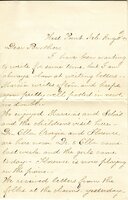 Handwritten 4 page letter from Lillian Bruner to Lawrence Bruner, "I have been wanting to write for some time…"