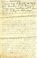 Handwritten 8 page letter from Marcia Bruner to Lawrence Bruner, "It seems harder every Sunday…"