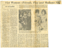 Article published in the New York Herald Tribune about women in the Vietnam War, page 8