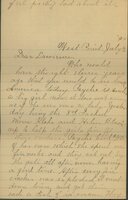 Handwritten 6 page letter from Marcia Bruner to Lawrence Bruner, "Who would have thought…"