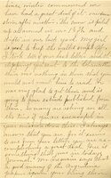 Handwritten 11 page letter from Marcia Bruner to Lawrence Bruner, "Today is Friday, but I thought I would…"