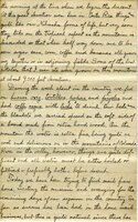 Handwritten 4 page letter from Lawrence Bruner to Marcia Bruner, "We, Mr. Leary and I, have returned from a trip…"