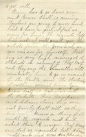 Handwritten 7 page letter from Marcia Bruner to Lawrence Bruner, "I suppose it is about time I should write to you although I feel as if it might..."