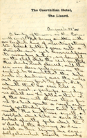 Edith Schwartz Clements handwritten letter