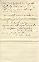 Handwritten 6 page letter from Marcia Bruner to Lawrence Bruner, "I will try to write every Sunday as not to..."