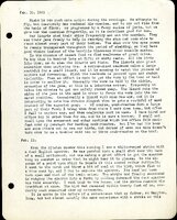 Frank H. Shoemaker typescript, 11 pages, on birds living in bird room in Omaha home with a list of birds in general Omaha region.