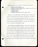 Frank H. Shoemaker typescript narrative, 29 pages,  on the bird room in Omaha home, with details on bird and insects.