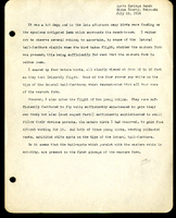 Frank H. Shoemaker typescript, 8 pages, on trip to Agate Springs Ranch with bird list.