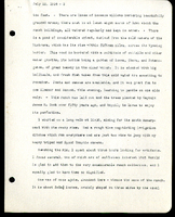 Frank H. Shoemaker typescript, 8 pages, on trip to Agate Springs Ranch with bird list.