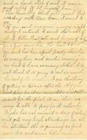 Handwritten 8 page letter from Marcia Bruner to Lawrence Bruner, "This last week has been full of events…"