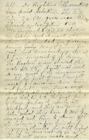 Handwritten 11 page letter from Marcia Bruner to Lawrence Bruner, "The letter you wrote June 27 got here…"