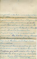 Handwritten 10 page letter from Lillie C. Bruner to Lawrence Bruner, "We read several of your letters sent from home…"
