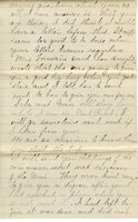 Handwritten 4 page letter from Marcia Bruner to Lawrence Bruner, "I have an awful headache today…"