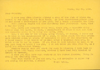 Typewritten letter, 1 page, from Frank H. Shoemaker to Robert H. Wolcott, "I came away from Lincoln without a copy of the list of birds observed by our party on the Salt Basin."