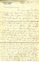 Handwritten 4 page letter from Marcia Bruner to Lawrence Bruner, "It was nearly three weeks the last time…"
