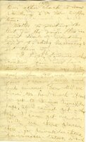 Handwritten 18 page letter from Amy Bruner to Lawrence Bruner, "Did you think I was never going to write…"