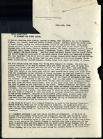 Frank H. Shoemaker typescript, 7 pages, detailing story titled "Wild Goose Trip."