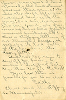Edith Schwartz Clements handwritten letter