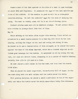 Elizabeth Van Sant transcribed letters