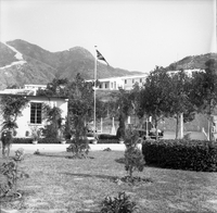 "Ai Lam - HK*" Picture of a flagpole with the United Kingdom's flag.