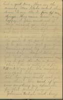 Handwritten 6 page letter from Marcia Bruner to Lawrence Bruner, "Who would have thought…"