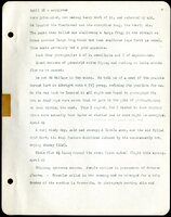 Frank H. Shoemaker typescript, 46 pages, detailing bird sightings, field trips, photography, and associated activities in Omaha, Nebraska.