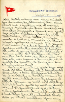 Edith Schwartz Clements handwritten letter