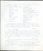 Frank H. Shoemaker typescript, 20 pages, detailing bird sightings, field trips, photography, and associated activities in Omaha, Nebraska.