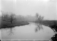 Original caption: Pond near Salt Basin, foggy day, Nov. 1913