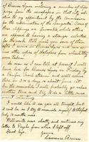 Handwritten 2 page letter from Lawrence Bruner to Marcia Bruner, "Well I did not write you from Victoria..."