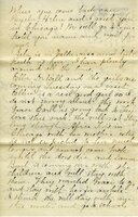 Handwritten 11 page letter from Marcia Bruner to Lawrence Bruner, "The letter you wrote June 27 got here…"