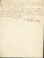 Handwritten 2 page letter from Robert H. Wolcott to Frank H. Shoemaker, "Yours of the 18th recieved and am much disappointed- what can have happend to make a change in your plans necessary?"