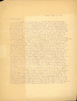 Typewritten letter, 4 pages, from Frank H. Shoemaker to I.S. [Isador] Trostler, "It snows cries the school-boy, and driving o'er the fields seems nowhere to alight says Emerson; then issues forth the storm with sudden burst and hurls the whole precipitated air down in a torrent says Thomson..."