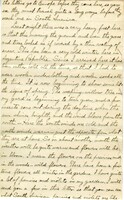 Handwritten 6 page letter from Lawrence Bruner to Helen, "I believe that I will write this letter to you because the last wasto Psyche or Mamma..."