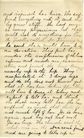 Handwritten 4 page letter from Marcia Bruner to Lawrence Bruner, "Today is a little cooler…"