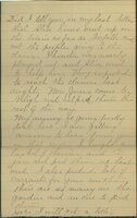 Handwritten 6 page letter from Marcia Bruner to Lawrence Bruner, "Who would have thought…"