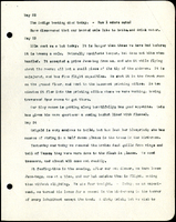 Frank H. Shoemaker typescript, 8 pages, detailing bird sightings, field trips, photography, and associated activities in Omaha, Nebraska.