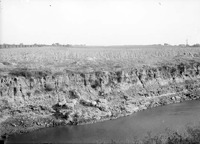 Original caption: Drainage ditch, Salt Basin, Lincoln. Lancaster County.