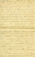 Handwritten 18 page letter from Amy Bruner to Lawrence Bruner, "Did you think I was never going to write…"