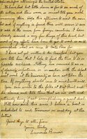 Handwritten 4 page letter from Lawrence Bruner to Marcia Bruner, "We, Mr. Leary and I, have returned from a trip…"