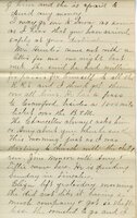 Handwritten 4 page letter from Marcia Bruner to Lawrence Bruner, "Well we are supposing that you are in Rio Janiero today."